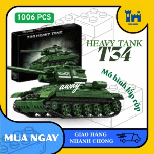 mô hình lắp ráp heavy tank t34