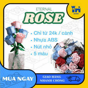 mô hinh lắp ráp hoa hồng