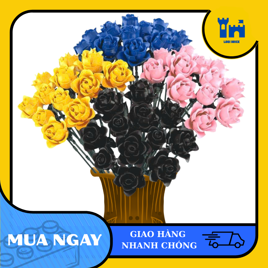 bó hoa lắp ráp dark kiss flower bouquet