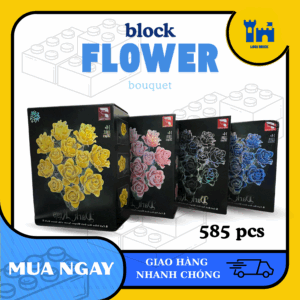 bó hoa lắp ráp dark kiss flower bouquet