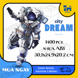 mô hình lắp ráp phi hành gia