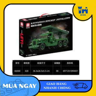 MÔ HÌNH LẮP RÁP KATYUSHA ROCKET ARTILLERY – 428 PCS - Image 4